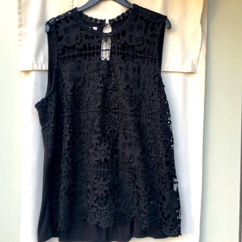 Women’s Black Dress Shell/Tank Size 2X